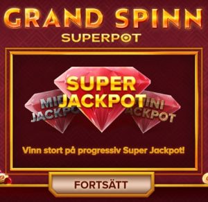 Spela Grand Spinn Superpot på Videoslots!
